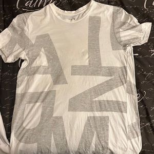 White Armani Exchange T Shirt Medium